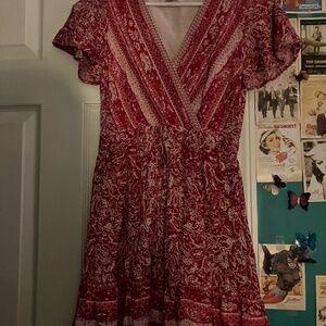 Miami Low V cut dress